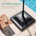 Best Choice Products Fillable Mobile Umbrella Base, Heavy Duty Base, Square - Image 5