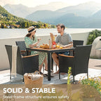 Devoko 5 PCS Furniture, Patio Conversation Set - Image 4
