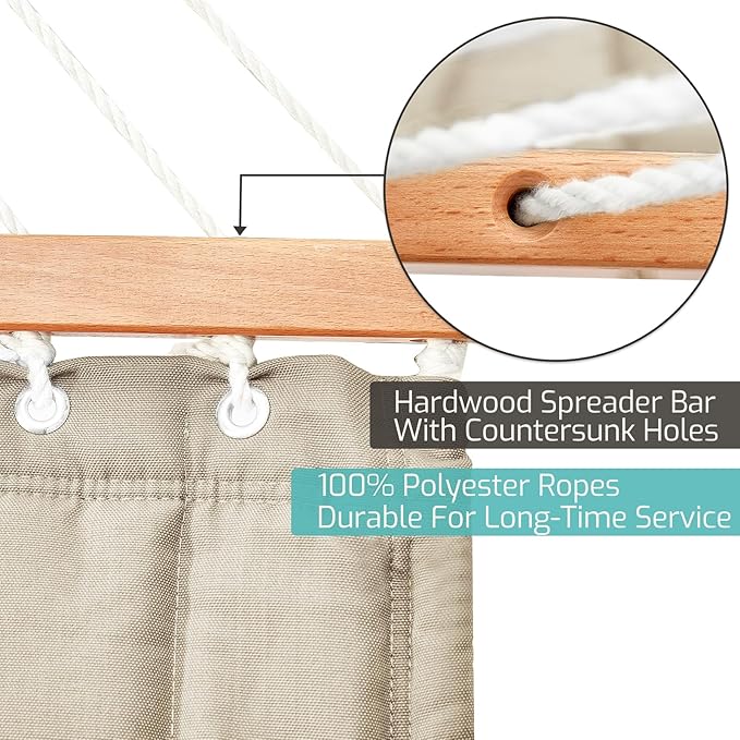 Double Quilted Fabric Hammock - Image 5