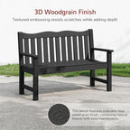 Stoog All-Weather Outdoor Benches Set of 2, Never Fade & Rust-Proof HIPS - Image 6