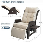 Outdoor Indoor Wicker Recliner - Image 2