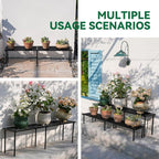 Metal Plant Stand, Rust-proof Aluminum Flower Pot Stand, Heavy Duty Planter - Image 8