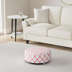 QILLOWAY Indoor/Outdoor Inflatable Stool, Round Ottoman, All Weather Foot Rest - Image 2