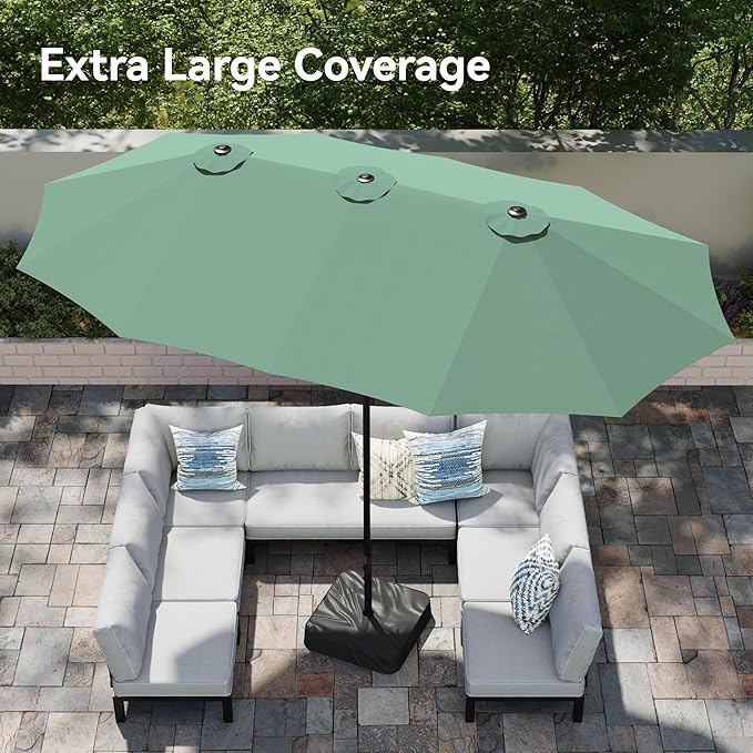 PHI VILLA 15ft Large Patio Umbrellas - Image 2