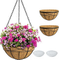 2 Pack 16 Inch Hanging Planters by KarlliuHOMEGARDEN