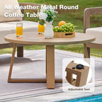 Outdoor Patio Furniture Set, 5 Pieces Modern Metal Patio Conversation Set - Image 6