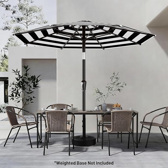 AreShark 9 FT Patio Umbrella for Outdoor, Outdoor Table Umbrella - Image 6