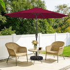 MEWAY 9ft Patio Umbrella Outdoor Table Umbrellas - Image 2