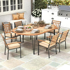 Tangkula 79" Large Patio Dining Table - Image 2