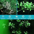 JJGoo Solar Garden Lights, New Upgraded 2 Pack Solar Swaying Starburst Light - Image 4