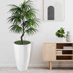 2 Packs 21 inch Tall Planter, Indoor Outdoor Round Planter - Image 4