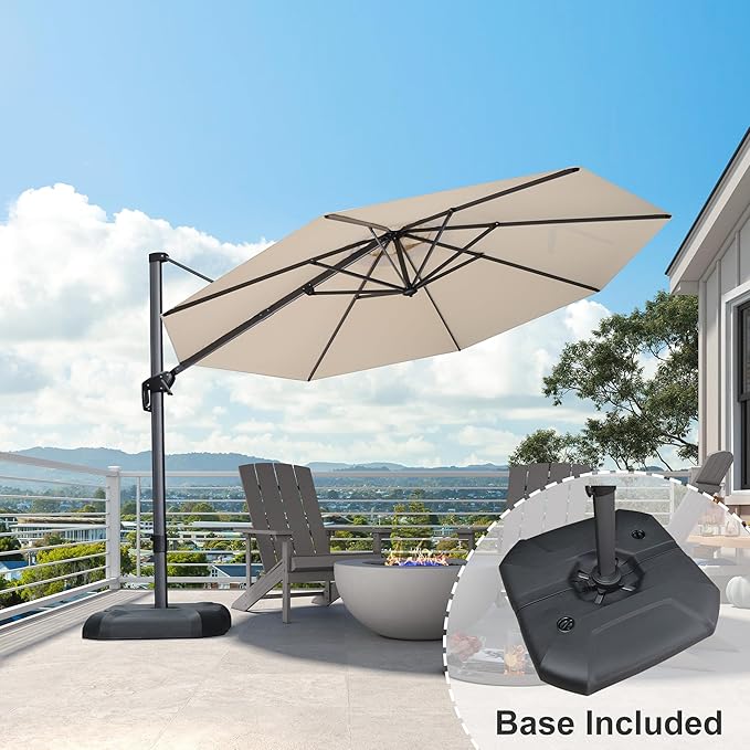 PURPLE LEAF 11 Feet Patio Umbrella - Image 2