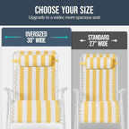 Best Choice Products Set of 2 Extra Wide Adjustable Steel Mesh Zero Gravity - Image 4