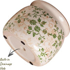 Vintage Country Ceramic Vase and Planters, 6.29 Inch Small Plant Pots - Image 3