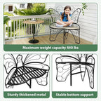 Butterfly Shaped Outdoor Bench, Butterfly Chair Butterfly Bench Outdoor - Image 8