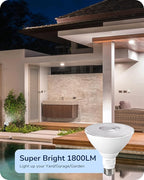 EDISHINE Flood Light Bulbs, PAR38 LED Outdoor Flood Light Bulbs, 120W - Image 2