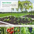 VIVOSUN 7Ft. Arch Trellis for Climbing Plants, Lightweight Metal Plant Support - Image 7