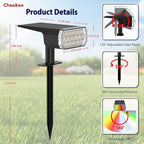 Solar Lights Outdoor Waterproof, 3 Lighting Modes Solar Spot Lights Outdoor - Image 4