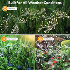 Kwaiffeo Solar Garden Lights Outdoor: Waterproof 2 Modes Twinkling Fireworks - Image 5