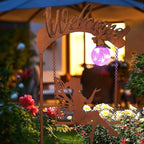 HONGLAND Solar Garden Lights Outdoor Decor, Solar Fairy Lights Outdoor Moon - Image 9