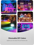 Onforu 2 Pack RGBW LED Flood Light 800W Equivalent, 100W Color Changing - Image 5