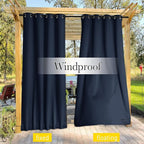 NICETOWN 2 Panels Outdoor Curtains - Image 7