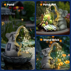 Solar Garden Outdoor Statue - Image 5