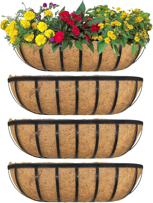 4pack 30-inch Window Sill Window Railing Planters by SMYAXUNW
