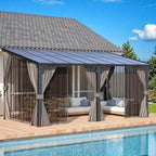 AECOJOY 16' x 8' Gazebo Outdoor Pergola - Image 6