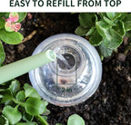 19 oz Extra Large Plant Self Watering Globes Top Fill, Plastic Water Bulbs - Image 3