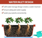 Window Box Planter, 7 Pack Plastic Vegetable Flower Planters Boxes 17 Inches - Image 4
