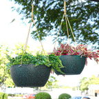 13 Inch 2 Pack Large Hanging Planters - Image 3