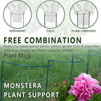 6 Pack Detachable & Assemblable Metal Plant Support Stakes - Image 7