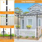 AILBTON 10 Pack 10Ft String Light Poles, Light Poles - Image 4