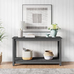 Stoog All-Weather Console Table, 2-Tier Patio Console Table Outdoor - Image 2