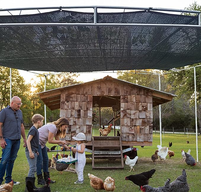 QLOFEI Shade Cloth for Garden, 90% Sunblock Neting Cover - Image 4