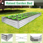 JERIA 12×4×1ft Raised Garden Bed - Image 4