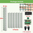 60"/40"/24" Metal Moss Pole, D Shape Sphagnum Moss Pole, Moss Poles - Image 5