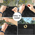 UPGRADE Privacy Screen 3' x 10' Fence Commercial Shade Cover - Image 5
