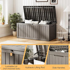 Outdoor Storage Box, Resin Deck Boxes Indoor and outdoor, Waterproof Storage - Image 3