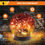 Solar Globe Lights Outdoor Waterproof-Solar Balls-Solar Garden Lights-Orbs - Image 2