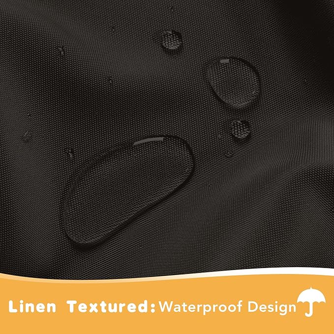 HolidayIdeas Outdoor Curtains for Patio Waterproof, 2 Panels - Image 2