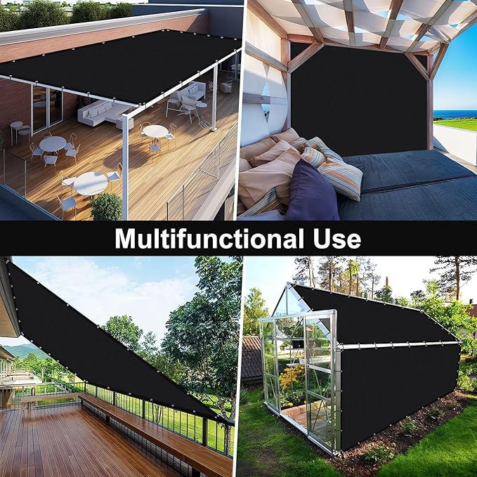 Artpuch 90% Sun Shade Cloth, 12 x 16 FT Pergola Shade Cover Canopy - Image 8