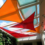 Patio Paradise 3' x 3' x 3' Sun Shade Sail Triangle Canopy Shade Cloth Fabric - Image 6