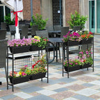 OYEAL Raised Garden Bed 32" Tall Elevated Planter Boxes - Image 8