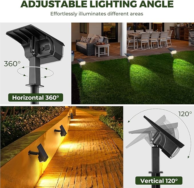 Kingsyard Solar Color Changing Lights 8 Colors, USB & Solar Powered Lights - Image 5