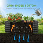 2-Pack 4x1.5ft Galvanized Raised Garden Bed, Outdoor Planter Bed, Metal Planter - Image 4