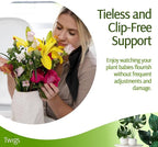 Plant Support Stakes for Indoor & Outdoor Use, Durable Trellis Alternative for - Image 3