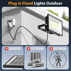 Onforu 80W Flood Lights Outdoor, 8000lm Bright LED Work Light - Image 2