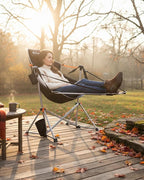 KingCamp Hammock Chair with Footrest – Heavy Duty Swinging Rocking Camping - Image 3